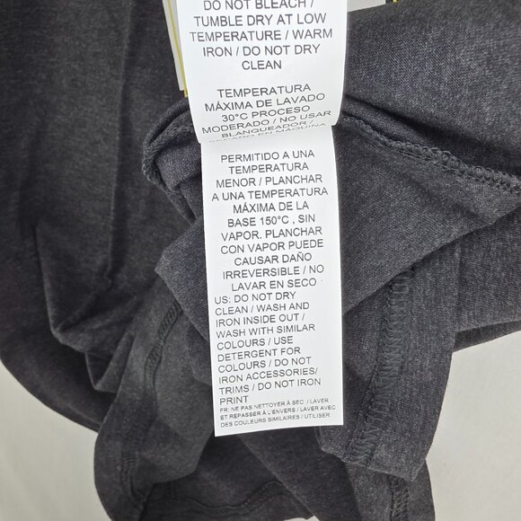 Puma T-shirt Mens Small Heathered Dark Gray Graphic Logo Spellout Tee Crew Neck - Picture 7 of 9